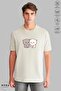 Crew Neck Bubu Dudu Game Printed Cotton Unisex Oversize T-Shirt - 2