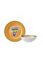 X Kral Şakir Colorful Porcelain Children's Dinner Set