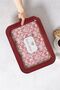 Whitney Red Metal Rectangular Tray 31x43 Cm - 2