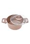 طقم أواني طهي 11 قطعة من Biogranit Rosegold - 6