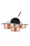 Biodiamond Copper 7 Parça Tencere Seti