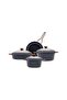 Biodiamond Expert Rosegold 7 Piece Cookware Set