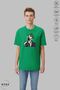 Men's Oversize Crew Neck Cotton Batman And Joker Printed Short Sleeve T-Shirt