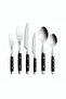 Alina 36 Pieces 6 Person Fork Spoon Knife Set Black - 4