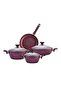 Dream Biogranit 7 Piece Cookware Set Purple - 5
