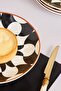 Silvia 6 Piece Porcelain Cake Set 19 Cm - 4