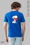 Unisex Crew Neck Snoopy Printed Cotton Oversize Short Sleeve T-Shirt