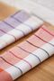 Orange Cotton Large Checked Kitchen Drying Cloth 50X70 cm - 3
