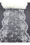 Polyester guppier lace tulle over fisto 20 cm en ara pattern - 4