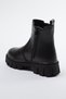 Black Elastic Big Girls Chealsea Kids Boots Takaw25Bo00039 - 6