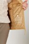 Men's Yellow Inflatable Windproof Warm Fiber Ultra Light Vest with Portable Bag - 4