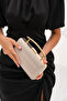 Gold Women's Laser Handle Evening Dress Evening Bag