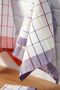 Orange Cotton Large Checked Kitchen Drying Cloth 50X70 cm - 4