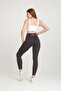 Smoked-Fitted Hip Gathered And Extra Push Up Seamless High Waist Hip Shaping Leggings - 8