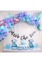 Mermaid Balloon Blue Purple Balloons For Girl Kids Foil Fringe Curtain Set Birthday Party Ornament - 3