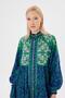 Green Jasmine Patterned Voile Brit Dress - 2