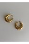 Steel Gold Vintage Bold Model Mircy Earrings - Does Not Tarnish -