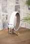 3.5 Cm White Plain Artificial Belt