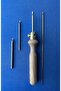 Nurge Wooden Handle Special Punch Needle for Thick Embroidery 3 Separate Thick Needle Tips - 2