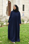Pleated Zippered Airobion Fabric Hijab Dress - 4