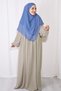 Pleated Zippered Airobion Fabric Hijab Dress - 2