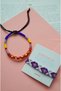 Purple Dreams Bracelet Set, Colorful Friendship Bracelet - Handmade, Lasting Colors - 2