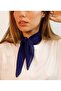 Women's Pleated Scarf - Solid Color Scarf - Plain Pleated Scarf - Women's Scarf Navy Blue - Pleated Scarf - 2