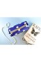 Design Dark Blue Large Pencil Case Pen Holder Makeup Bag Multi-Purpose Organizer - 4