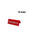 كتابة محفوظة على سطح المكتب (10 قطع باللون الأحمر)
