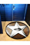 Round Star and Lip Pattern Woven Base Washable Carpet Miraface19 - 4