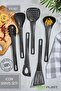 ICON Luxury Quality Anti-Scratch Non-Stick BPA Free Plastic ICON Series Service and Presentation Set - 6 Pieces