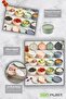 12-Piece SNAKE Breakfast Set - Food Food Picnic Storage Container with Leak-Proof Silicone Lid Breakfast Set - 2
