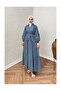 Viscose Patterned Belted Dress