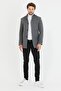 Men's Gray New Season Short Cashmere Coat