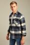 Blue Plaid Lumberjack Shirt-odg001r04 - 4