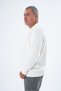 Large Size Men's Bone Crew Neck Rice Knit 100% Cotton Knitwear Sweater Trist-2112 - 4