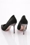 3725 Women's Heeled Shoes Black Breast - 3