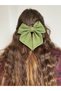 Dark Green Bow Ribbon Buckle / Summer Buckle - 6