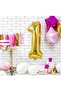 Gold 1 Number Foil Balloon 40' 100cm