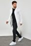 Men's White Patterned Knitwear Cardigan - Hrk8085R04S - 5