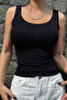 Black Wide Strap Basic Women's Athlete - 2