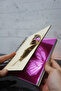 Butterfly Themed Wooden Cover Notebook - Lined Notebook - Agenda - School Notebook (A5 - 120 Pages) - 3