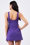 Women's Lycra Plain Dress with Shorts Purple (WIDE SIZE RANGE) - 6