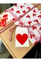Valentine's Day Series 4.5x7.5cm 25 Pieces of Reversible Perforated Labels, Embossed Detailed Product Labels - 2