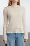Stone Sweater Soft Textured Loose Knit Knitwear Sweater Twoaw25Kz00116 - 3