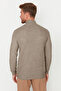Mink Men's Regular Turtleneck Plain Knitwear Sweater Tmnaw21Kz2502 - 3
