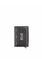 Black Leather Card Holder Wallet with Mechanical Closure 5004 1 - 3