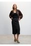 V-Neck Knitwear Blouse - 2