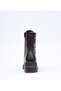 Women's Genuine Leather Winter Heeled Lace-Up Zipper Boots - 7