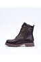 Women's Genuine Leather Winter Lace-Up Ankle Boots - 4